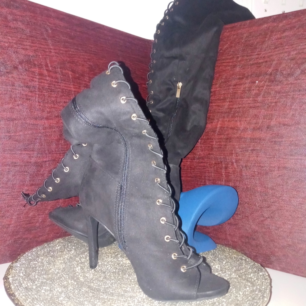 michelle thigh high boots